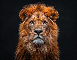 Fototapeta premium Majestic Lion Portrait
