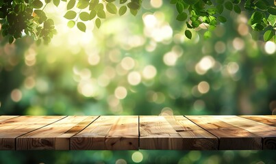 Brown wooden planks with trees around them