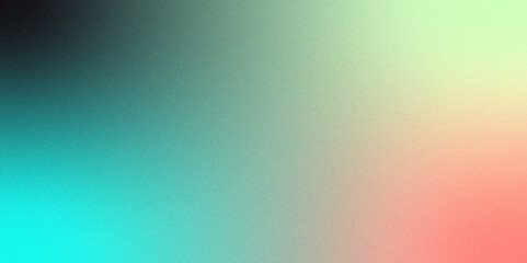 Neon blue light leaks effect background .Abstract noise background with a blue and purple gradient for appealing and modern aesthetic Gradient yellow blue pink blur abstract background