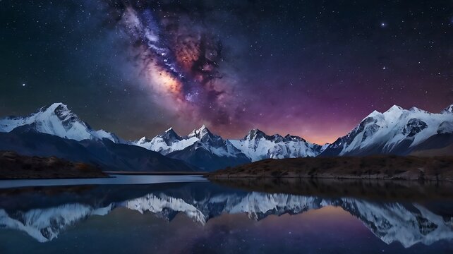  breathtaking night sky with the Milky Way galaxy