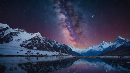 Fototapeta premium breathtaking night sky with the Milky Way galaxy