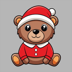 Colorful Teddy Bear Vector Illustration - Adorable Children's Art