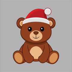Colorful Teddy Bear Vector Illustration - Adorable Children's Art
