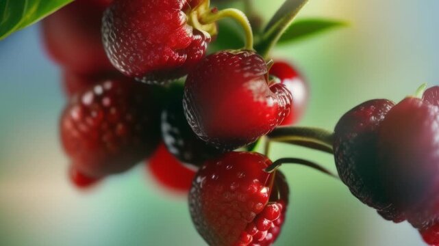 Fresh Berries on White Background ,generative ai