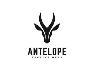 antelope logo vector illustration logo template © Rezaalfarid204