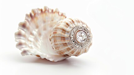 Obraz premium Seashell with a Diamond