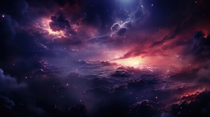 beautiful space, galaxy background