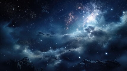 beautiful space, galaxy background