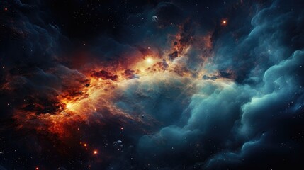 Fototapeta premium beautiful space, galaxy background