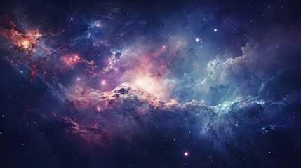 Obraz premium beautiful space, galaxy background