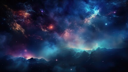 beautiful space, galaxy background