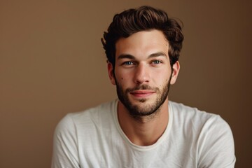 Obraz premium Mystery Man: The Allure of the Unknown Generative AI