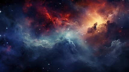 beautiful space, galaxy background