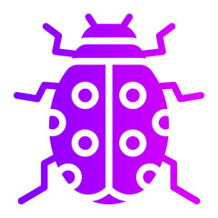 ladybug gradient icon