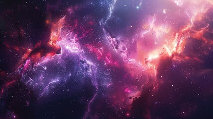 Obraz premium beautiful space, galaxy background