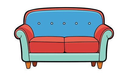 sofa isolated on white background