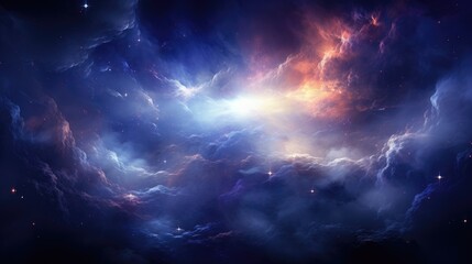 Fototapeta premium beautiful space, galaxy background