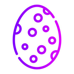 egg gradient icon