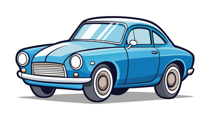 A vintage car vector illustration