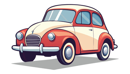 A vintage car vector illustration