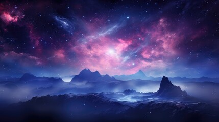 beautiful space, galaxy background