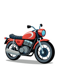 Fototapeta premium A motorcycle vector illustration