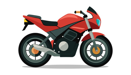 Obraz premium A motorcycle vector illustration