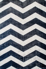 ジグザグシェブロンパターンの白黒デザインの縦画像