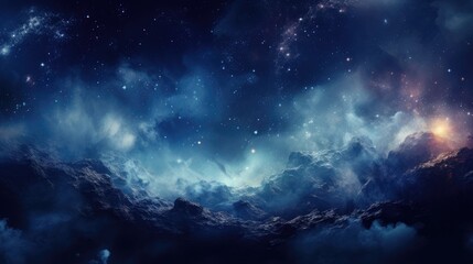 Fototapeta premium beautiful space, galaxy background