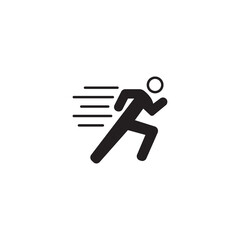 Running logo icon
