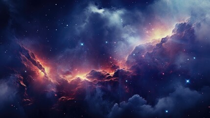 beautiful space, galaxy background