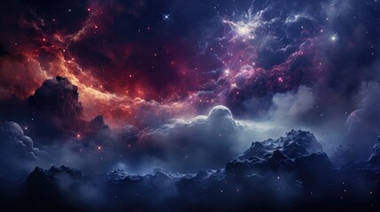 beautiful space, galaxy background