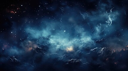 beautiful space, galaxy background