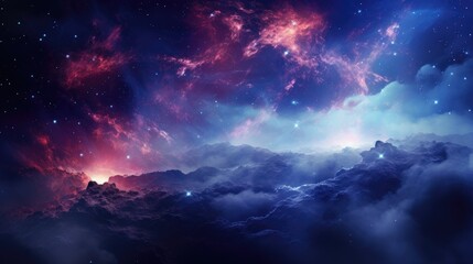 beautiful space, galaxy background