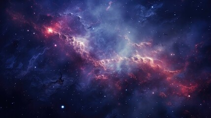 Naklejka premium beautiful space, galaxy background