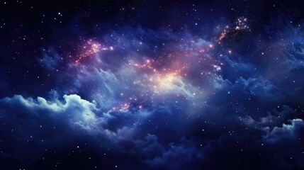 Fototapeta premium beautiful space, galaxy background
