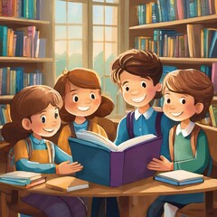 Elegant Library with Arched Ceiling