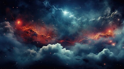 Obraz premium beautiful space, galaxy background