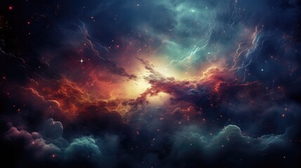 Obraz premium beautiful space, galaxy background
