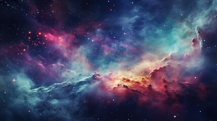 beautiful space, galaxy background