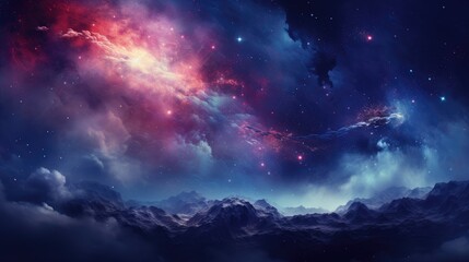 beautiful space, galaxy background