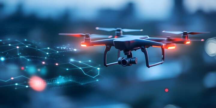 drones business surveying marketing, graph technology digital
