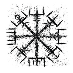 Vegvisir true ink blots brushes runes