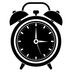 alarm clock isolated on white