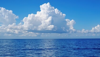 Obraz premium Blue Sky over the Blue Ocean 34