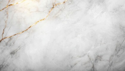 Naklejka premium White marble texture with gold veins, elegant background.