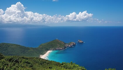 Fototapeta premium Beautiful clouds over the Blue sea 15