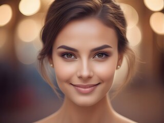 Naklejka premium portrait of a woman