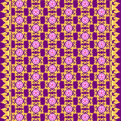 Pattern Thai style fabric luxury 