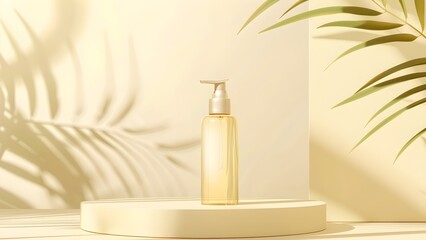 Yellow cosmetic perfume for beauty brand